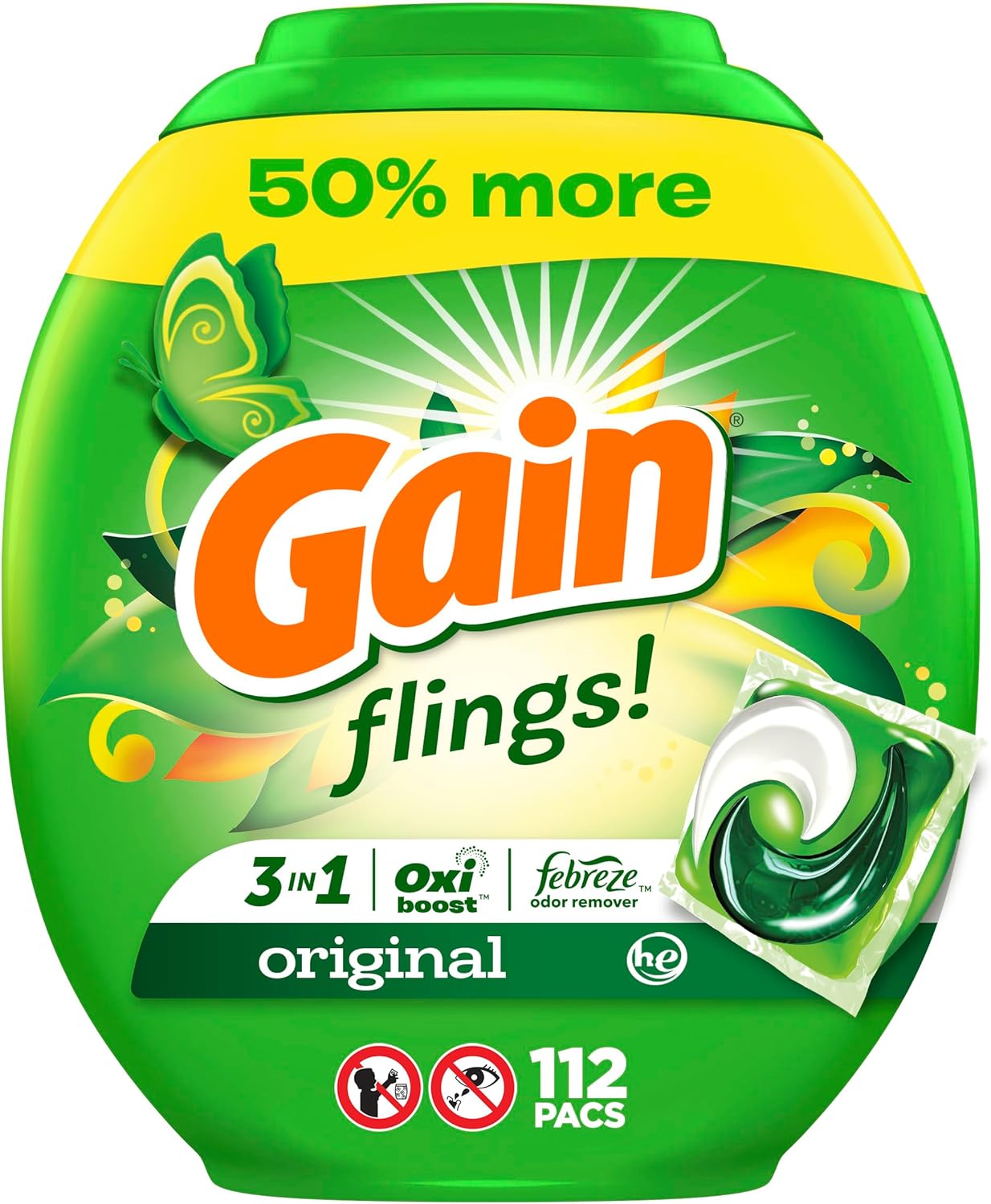 Gain flings Laundry Detergent Soap