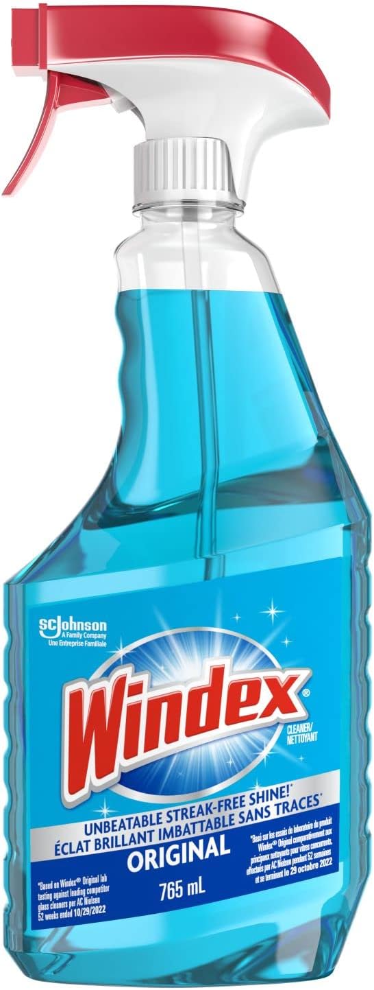 Windex Blue Glass and Window Cleaner