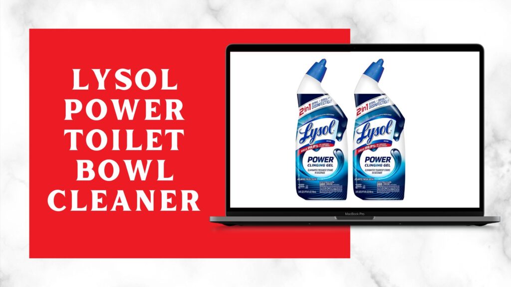 lysol power toilet bowl cleaner