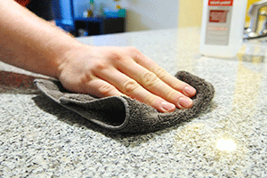 Clean the Countertops: 
