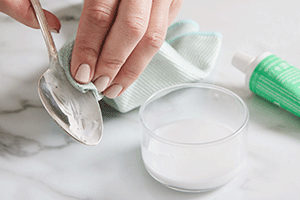 Polishing Silverware