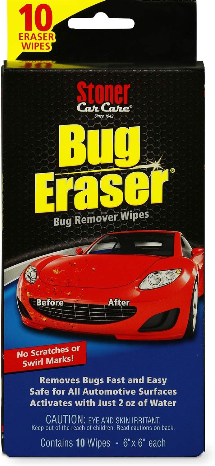 Stoner Car Care Bug Eraser Wipes