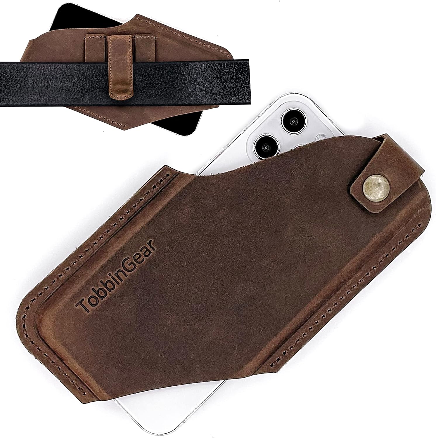 TobbinGear Leather Cell Phone Holster