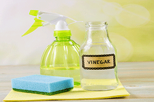 Apply Vinegar Solution