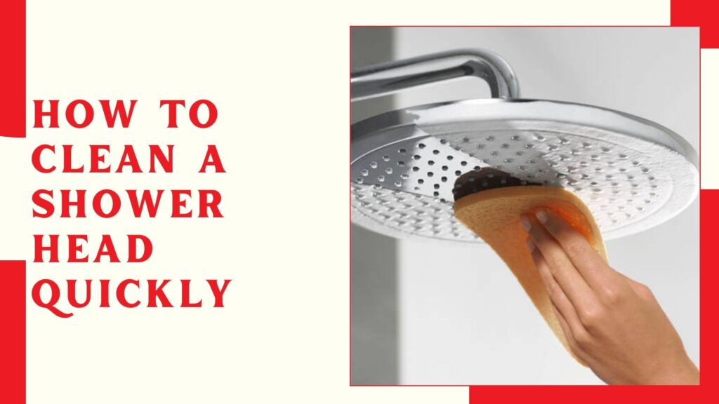 How to Clean a Shower Head Quickly