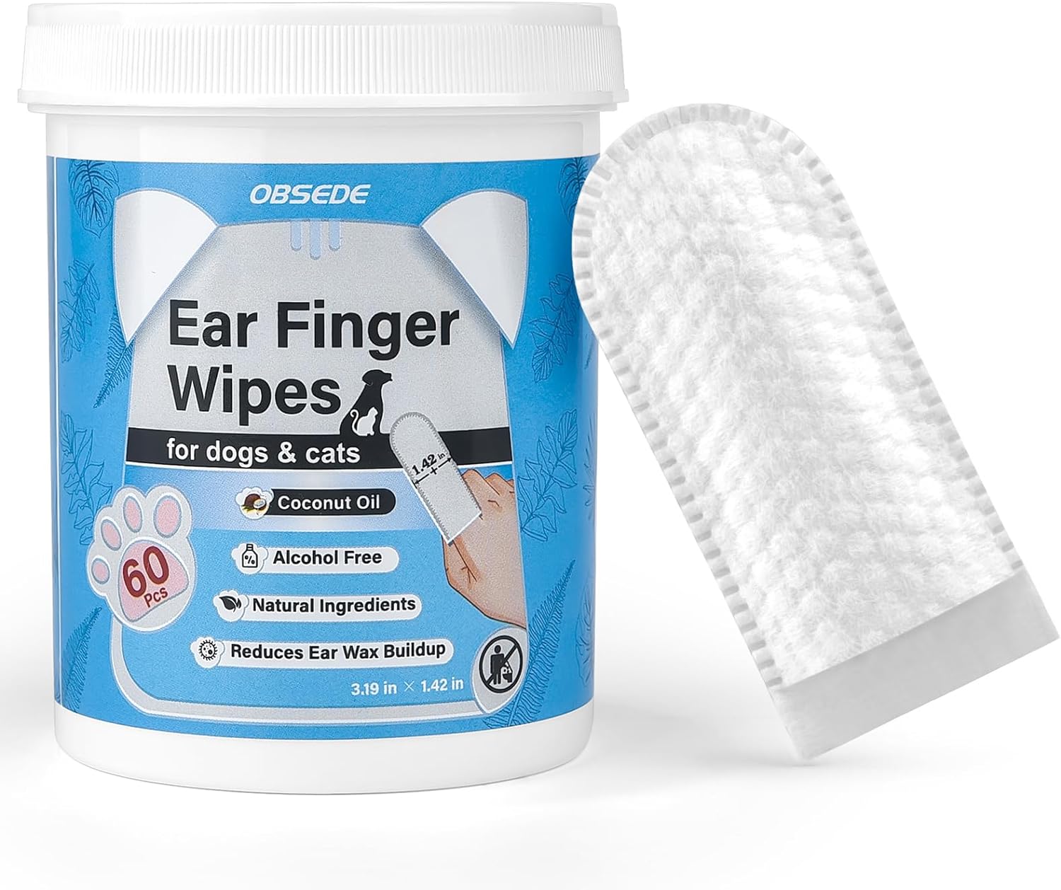 Ear Cleaner Finger Wipes