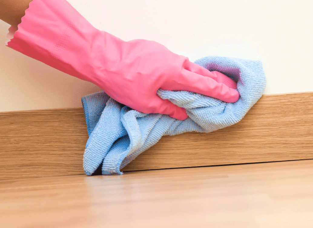 Dusting the Baseboards