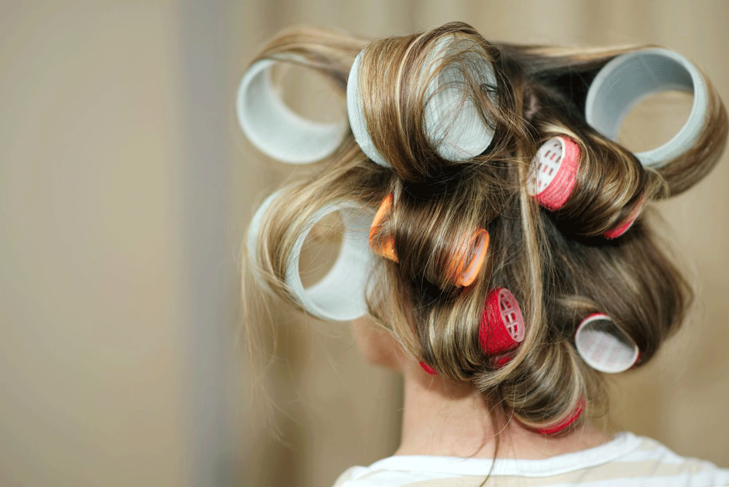 Using Hair Rollers