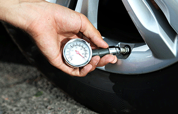 Check the Tire Pressure