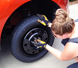 Install the Spare Tire