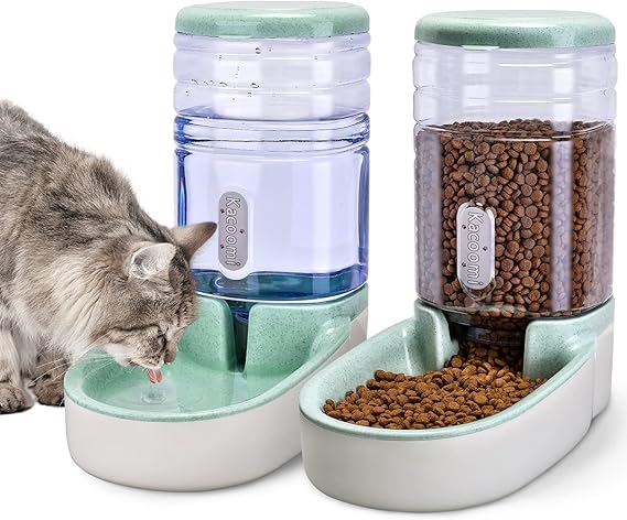 Automatic Cat Food Feeder and Water Dispenser