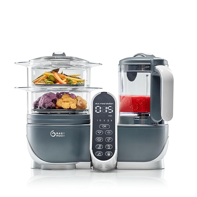 Babymoov Duo Meal Station Grey