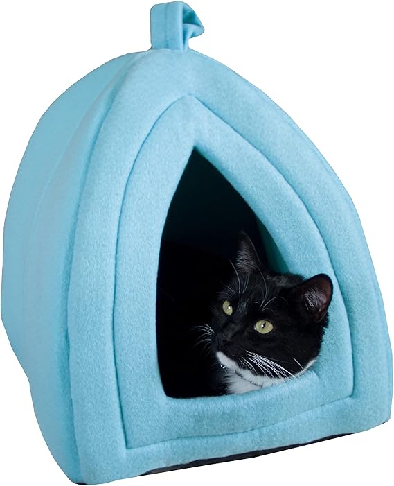 Cat House Indoor Bed with Removable Foam Cushion