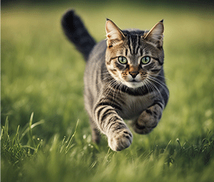 Cats Can Run Up to 30 Miles Per Hour