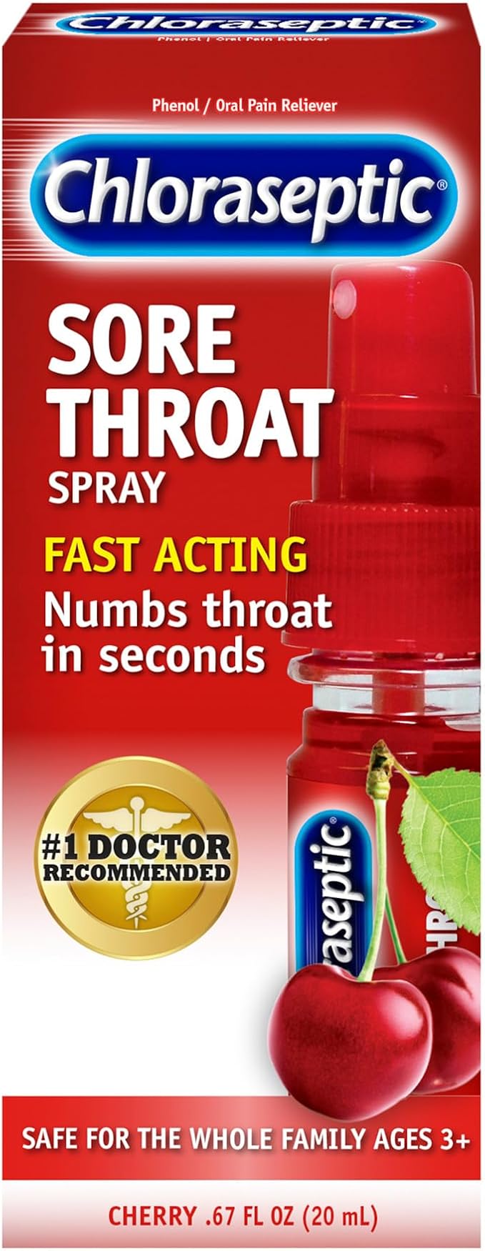 Chloraseptic Sore Throat Spray,