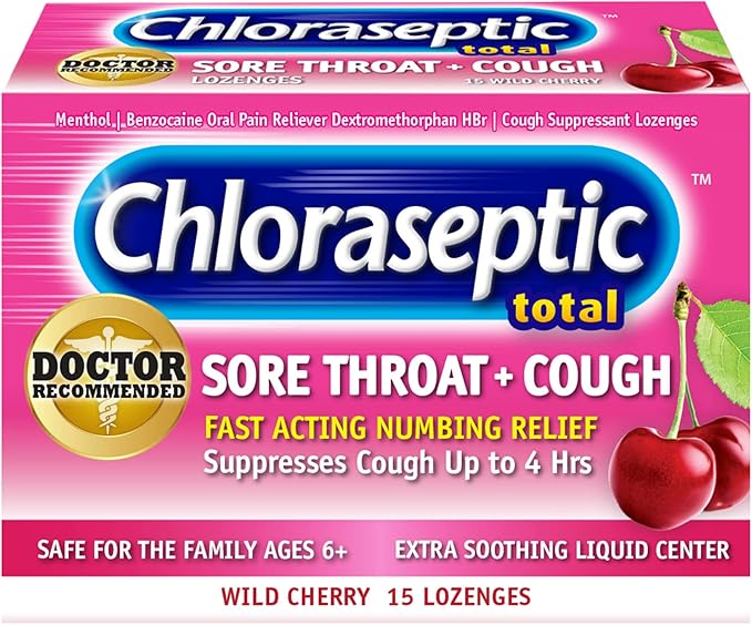 Chloraseptic Total Sore Throat + Cough