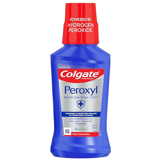 Colgate Peroxyl Antiseptic Mouth Sore Rinse