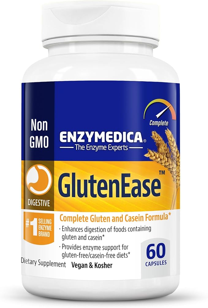 Enzymedica GlutenEase for Gas & Bloating Relief