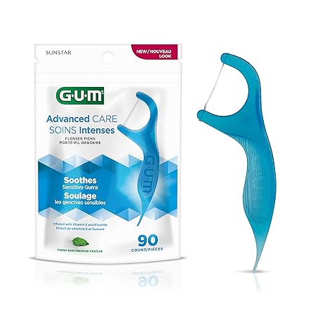 GUM Advanced Care Flossers  Picks For teeth