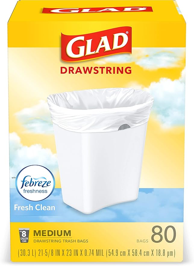 Glad Drawstring Trash Bags