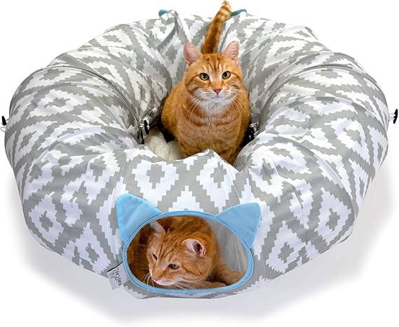 Kitty City Large Cat Tunnel Bed