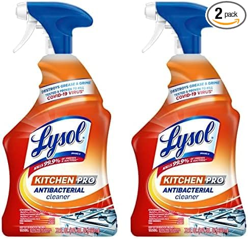 Lysol Pro Kitchen Spray Cleaner and Degreaser, Antibacterial