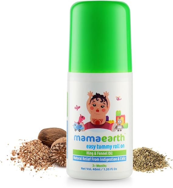 Mamaearth Easy Baby Tummy Roll On for Digestion & Colic Relief