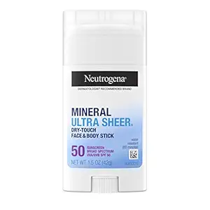 Neutrogena Ultra Sheer Dry Touch Sunscreen Stick for Skin