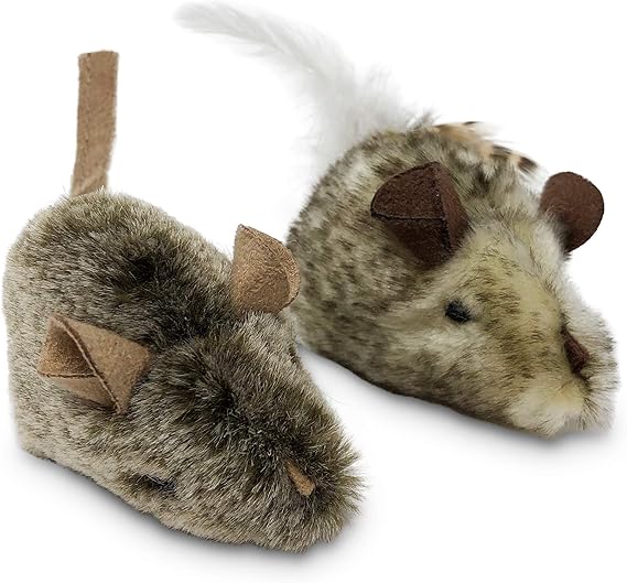 OurPets Play-N-Squeak Twice the Mice Cat Toy