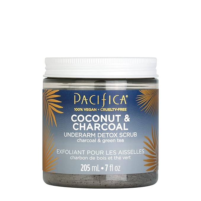 Pacifica Beauty, Coconut and Charcoal Underarm Detox Body Scrub,