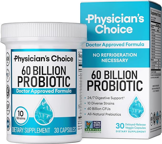 Physician's Choice Probiotics 60 Billion for Bloating