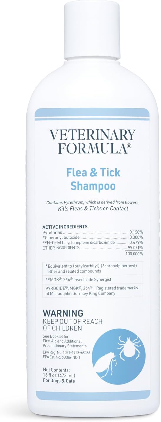 Veterinary Formula Flea and Tick Shampoo for Dogs