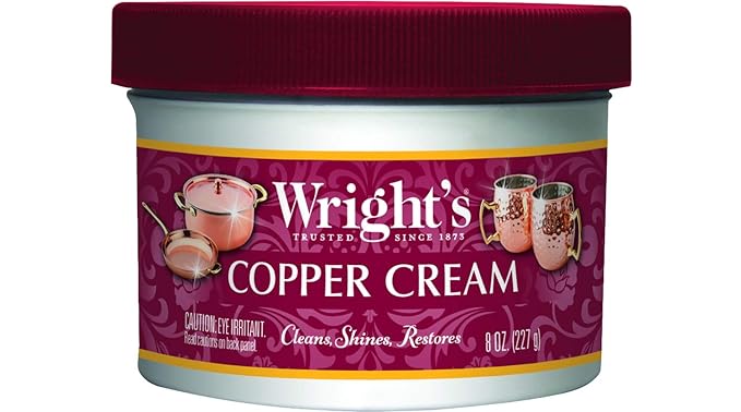 Wright's Copper, Brass Cream Cleaner 