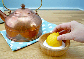 Lemon and Baking Soda Method