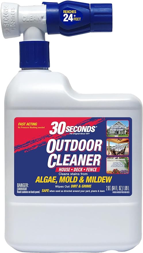 30 SECONDS Outdoor Cleaners For wooden deck