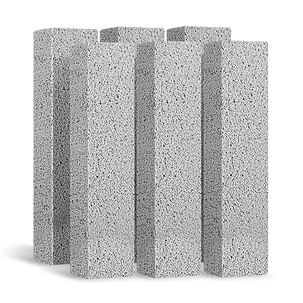 6Pack Pumice Stone for Toilet Cleaning Bowl Stick