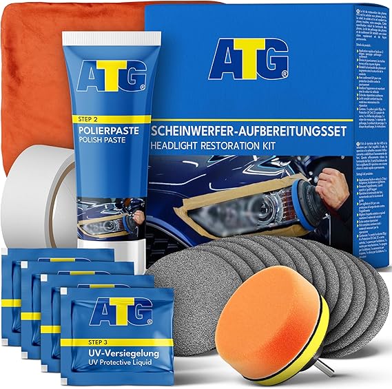 ATG Headlight cleaner and restorer Kit