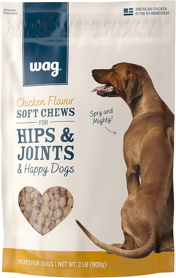 Amazon Brand  Wag Chicken Flavor Hip & Joint for Dogs