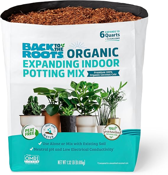 Back to the Roots Organic Expandind Indoor Potting Mix