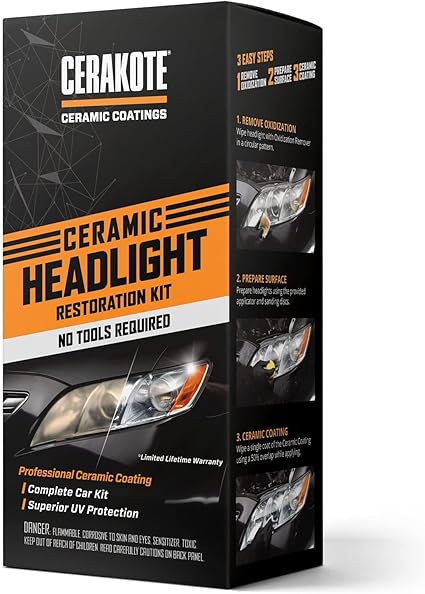 CERAKOTE Ceramic Headlight Restoration Kit 