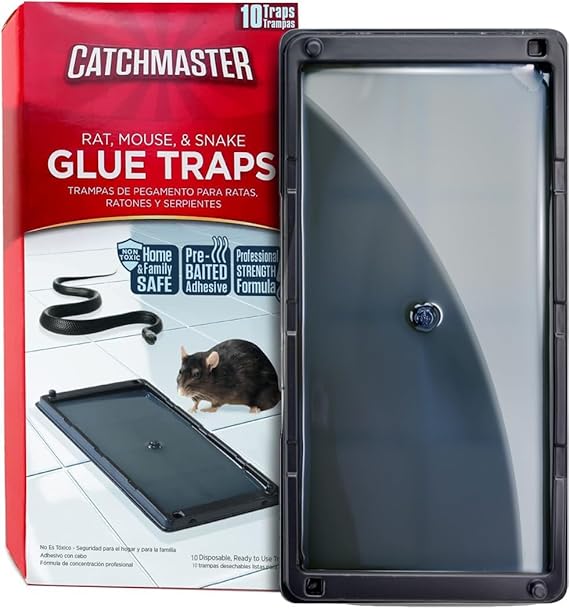 Catchmaster Rat Mouse & Snack Glue Traps 