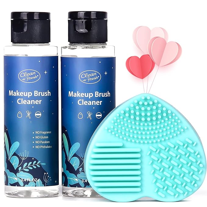 Clean-n-Fresh Makeup Brush Cleaner Set For Brushes