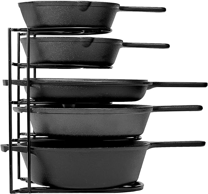 Cuisinel Heavy Duty Pots and Pans Organizer Rack