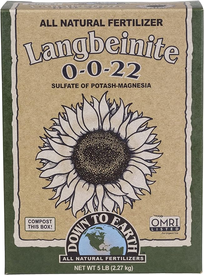 Down to Earth Organic Langbeinite Fertilizer