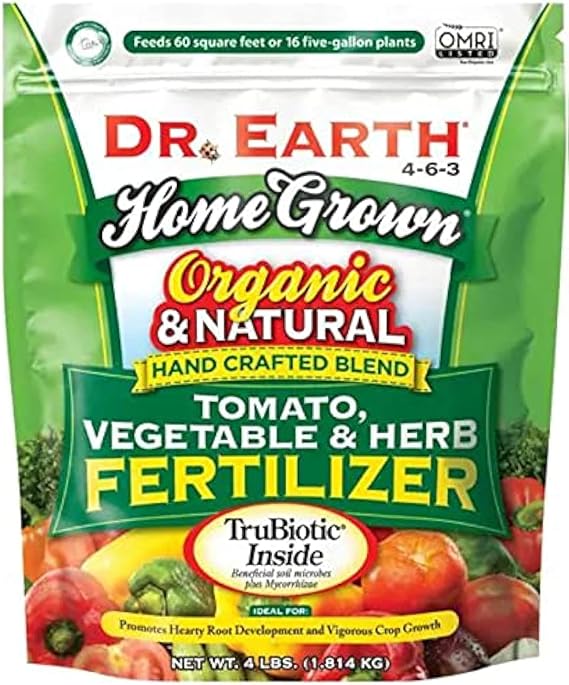 Dr. Earth Organic 5 Tomato, Vegetable & Herb Fertilizer Poly Bag