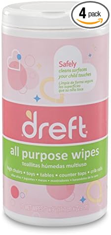 Dreft All Purpose Baby Cleaning Wipes For Baby Toys