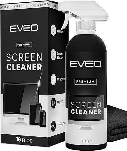 EVEO TV Screen Cleaner Spray Bottle