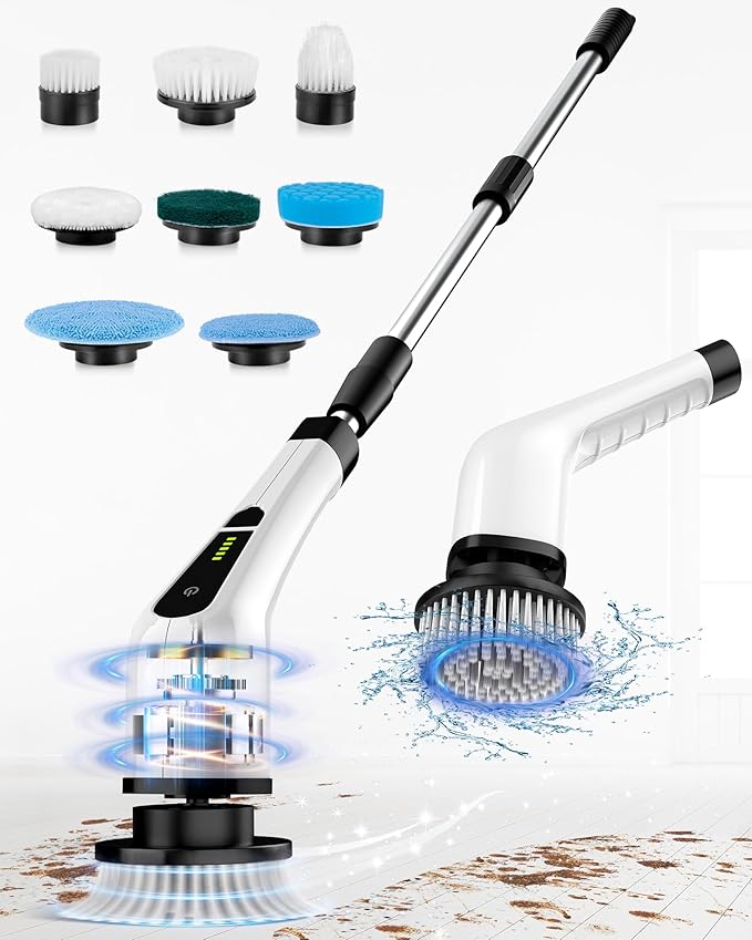 Electric Spin Scrubber Cleaning Brush 