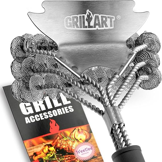 GRILLART Grill Brush and Scraper Bristle