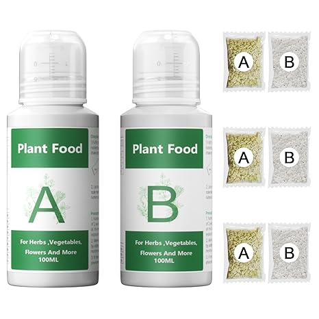 Hydroponics Nutrients Plant Food A & B Hydroponics Supplies